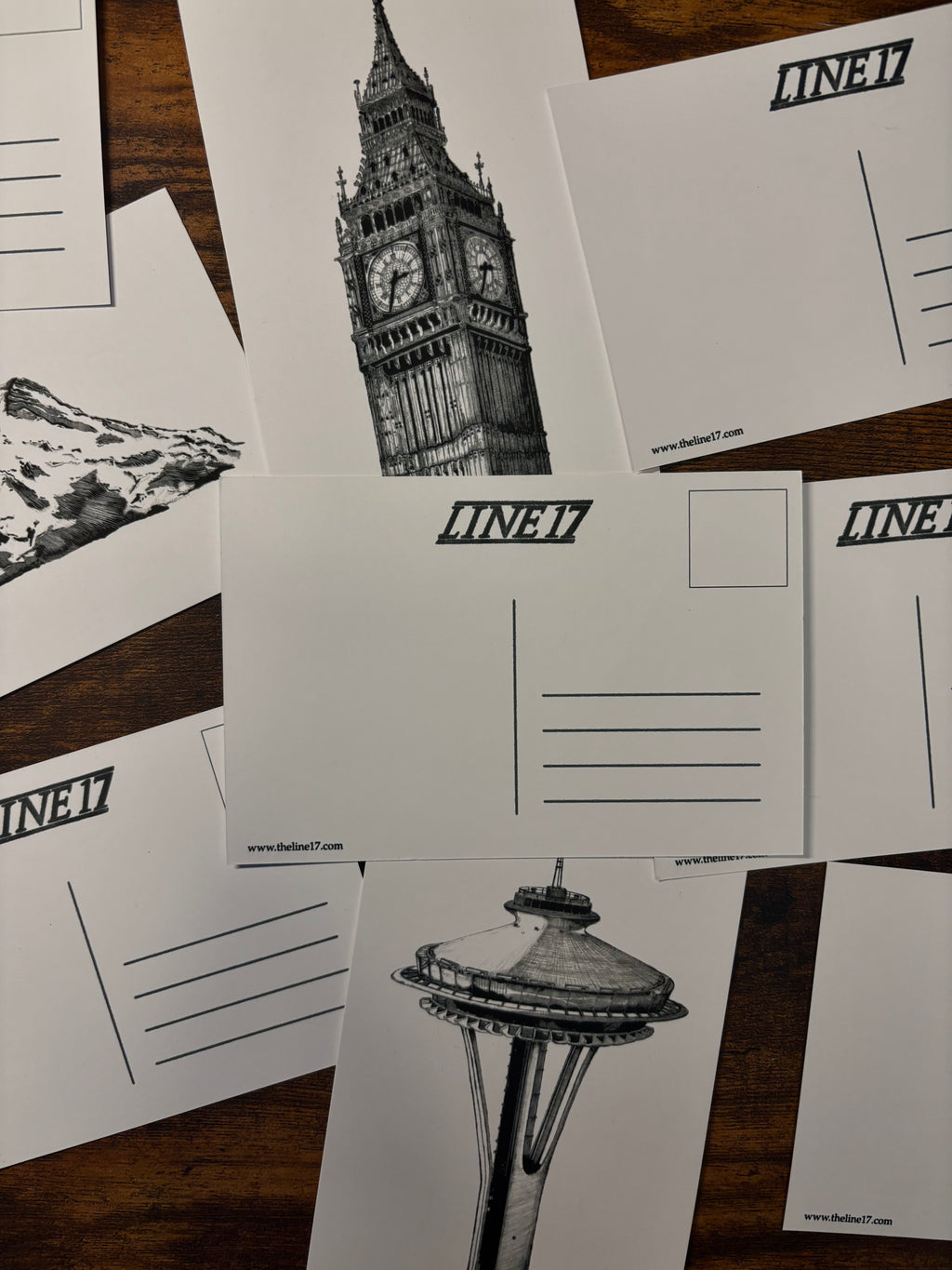 LINE 17 Postcard Collection - Set of 10